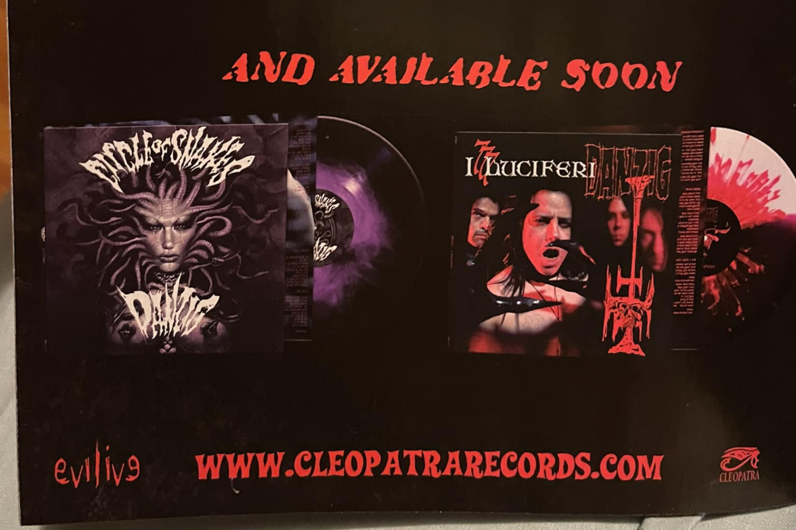 Danzig to re-release 'I, Luciferi' and 'Circle of Snakes'