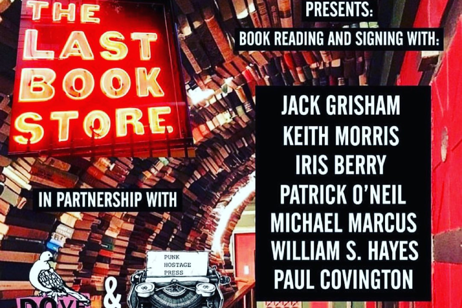 Keith Morris and Jack Grisham to appear at reading in LA on Saturday