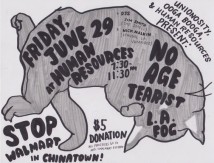 No Age to headline anti-Walmart protest