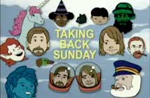 Animated Taking Back Sunday Christmas video